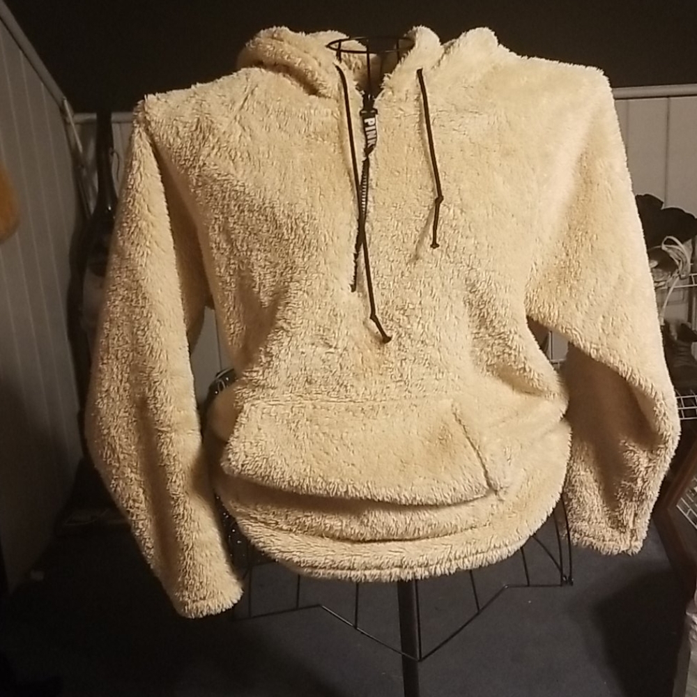 Fuzzy PINK hoodie
